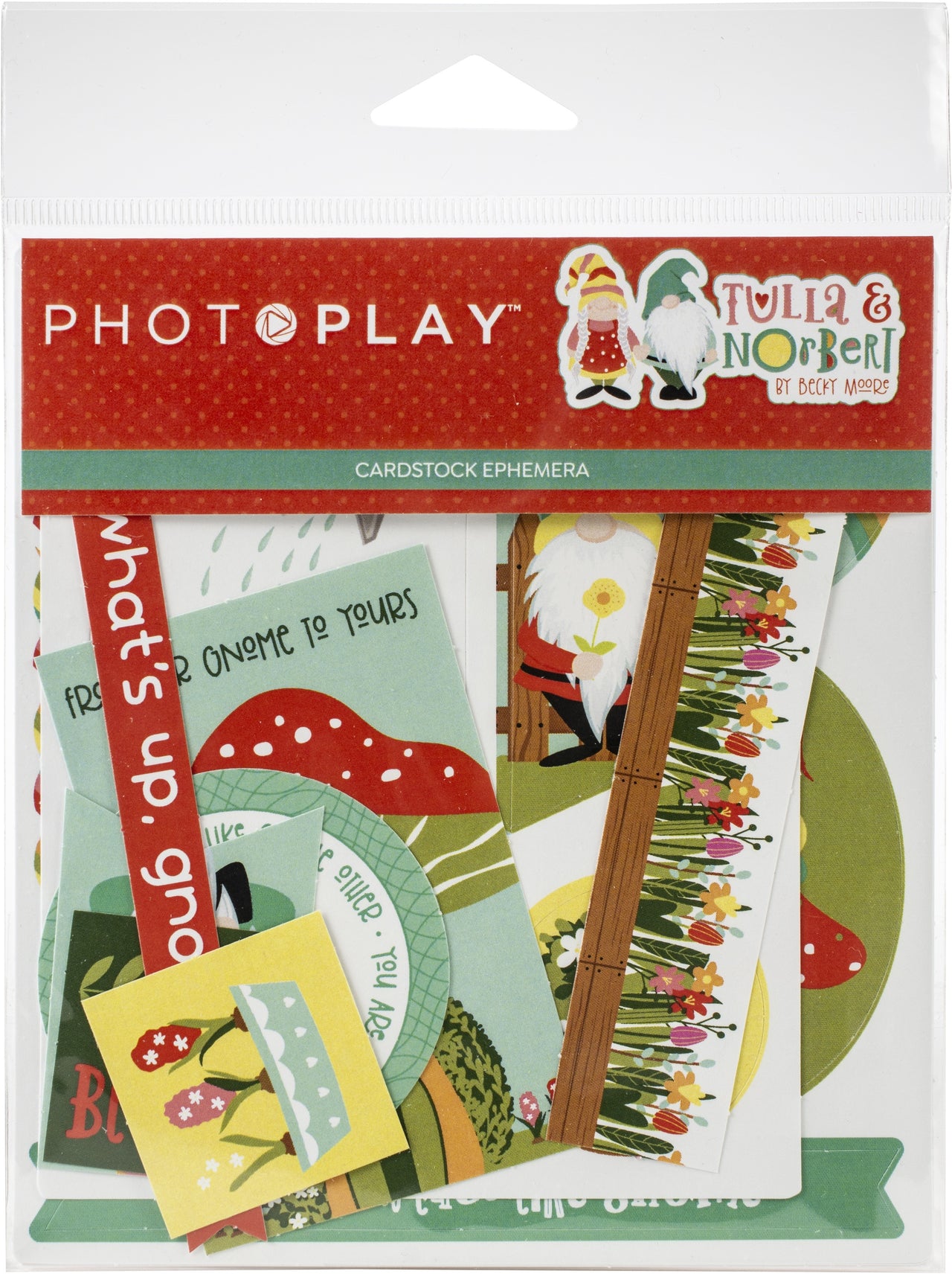 Photoplay Paper Tulla & Norbert Ephemera Cardstock Die-Cuts - 619863