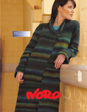 Ada Coat in Noro Kureyon - Downloadable PDF
