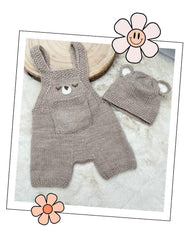Baby Bear Romper and Hat Set