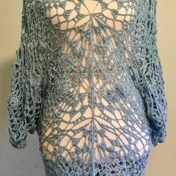 Batwing Drop Sleeve V-Neck Tunic Top