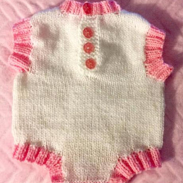 "Lucy" Romper, Cardi, Shoes and Hairband Prem and Newborn
