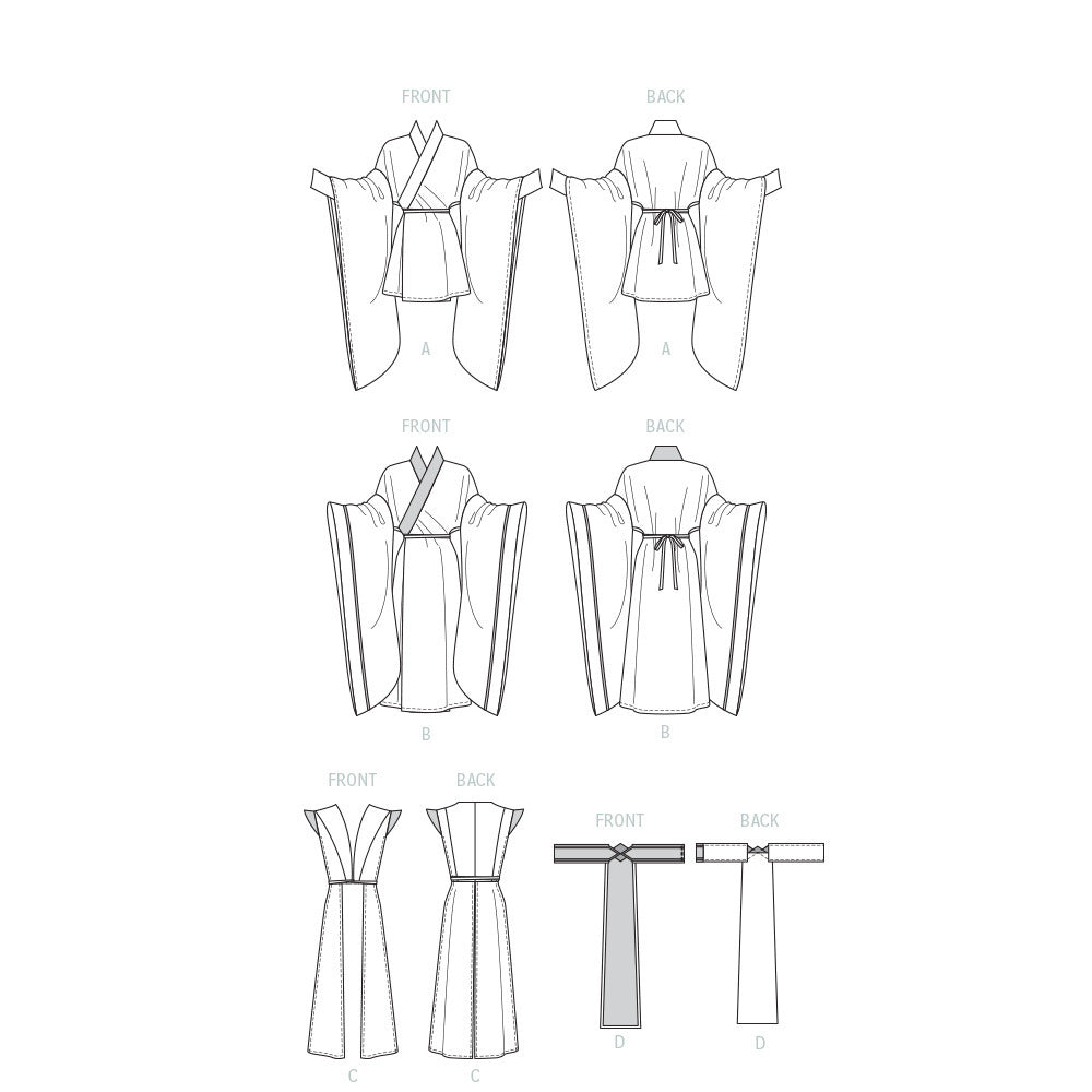 McCall's Hanfu Outfit by Yaya Han M8337 - Sewing Pattern