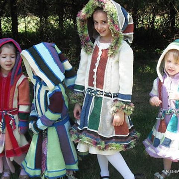 Kat - a lovely child's knit faerie frock