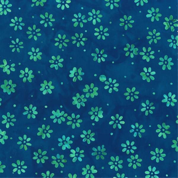 Anthology Fabrics Midnight Jade - Daisy