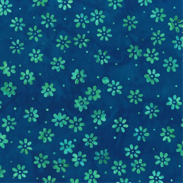 Anthology Fabrics Midnight Jade - Daisy