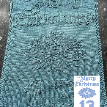 Nr. 671 13 Rose Merry Christmas guest towel