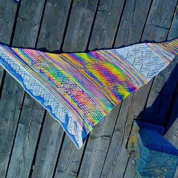 Unicorn Splash Shawl