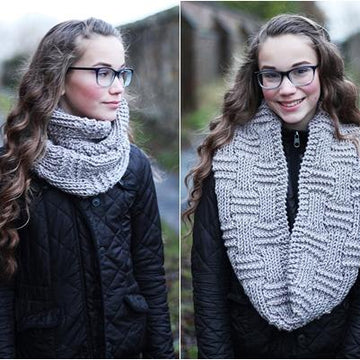 Clay infinity scarf