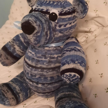 Sock Teddy by bonniebunny