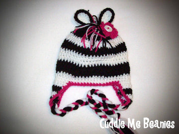 Zebra Beanie