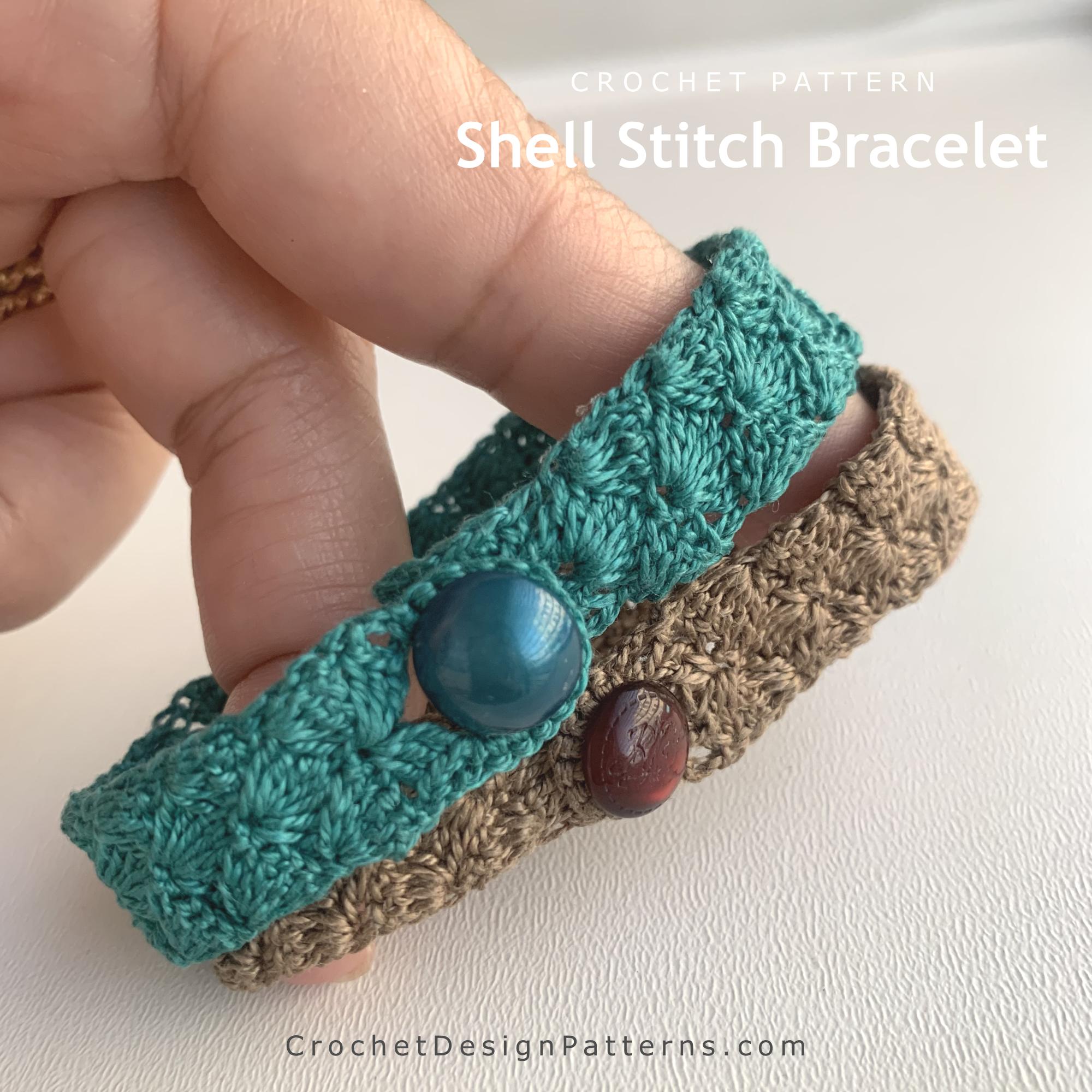 Shell Stitch Bracelet | Crochet Pattern