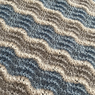 Wave Carseat Baby Blanket