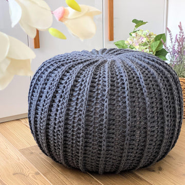 4 Crochet Pouf Patterns