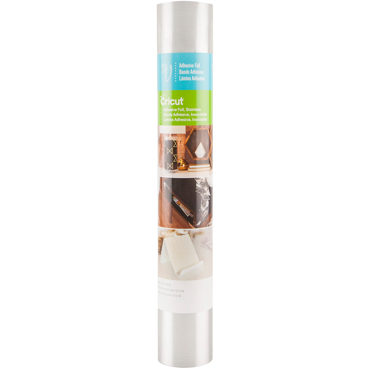 Cricut Adhesive Foil 12"X48" Roll - Stainless Silver