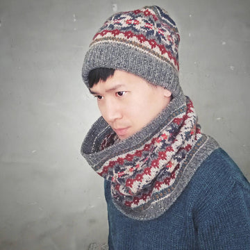 Christmas Hat & Cowl Set