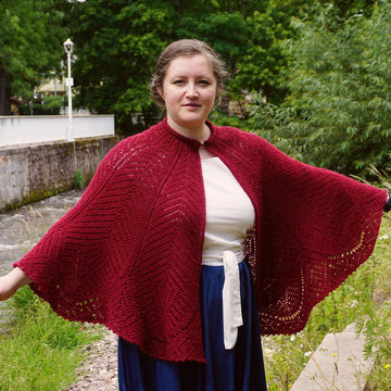 Ruby phoenix capelet