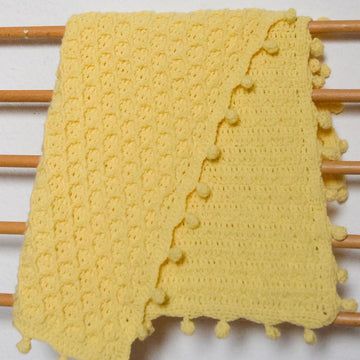 Honeycomb baby blanket