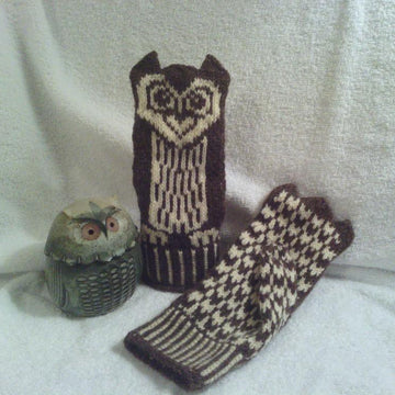 Screech Owl Mittens