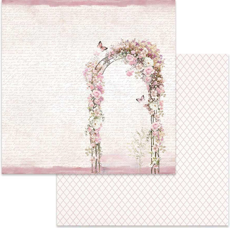 Stamperia Intl Stamperia Double-Sided Cardstock 12"X12" 10/Pkg - Flowered Arch