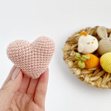 Crochet pattern Easter decorations Amigurumi Easter egg pattern Bunny Chicken Carrot Heart