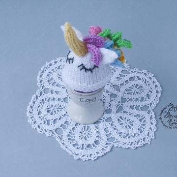 Easter Egg Cozy: flamingo, owl, unicorn