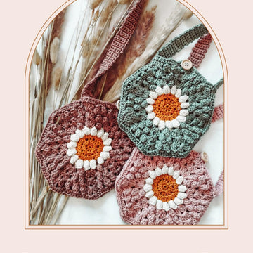 Daisy Crochet Bag