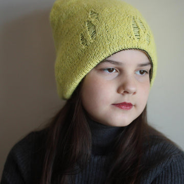 Distressed Swirl Beanie