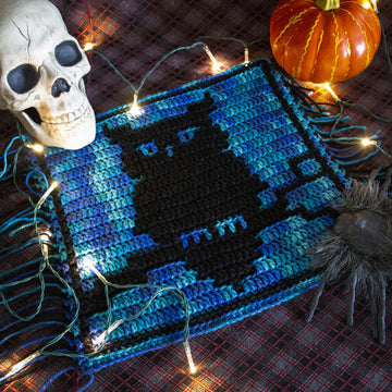 Halloween Mosaic Square - Ominous Owl