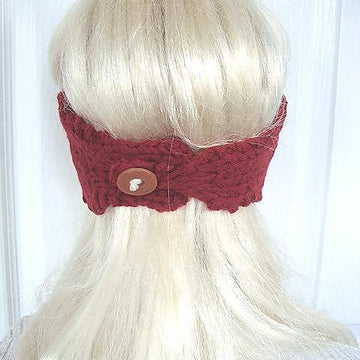 430, KNITTED HEADBAND AND FLOWERS