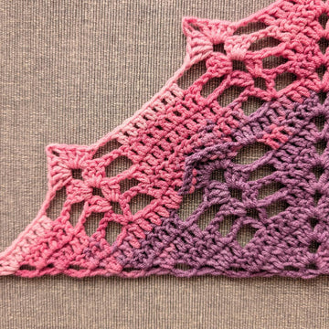 Triangle Crochet Shawl #54