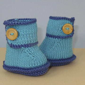 Baby One Button Bumper Booties