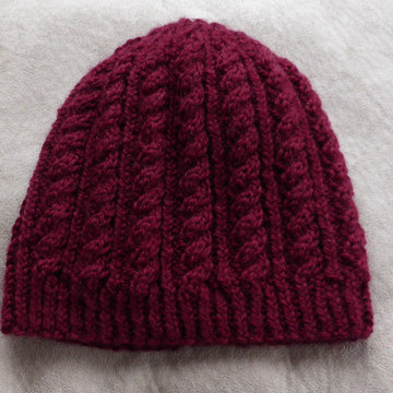 Sally - 8ply cable beanie