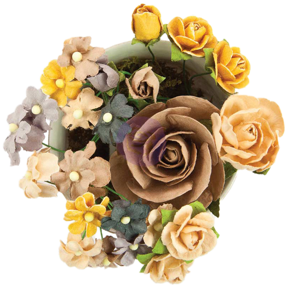 Prima Marketing Mulberry Paper Flowers - Hollybrook/Bouquet Mix