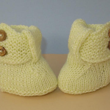 Easy Baby Big T Bar 2 Button Booties