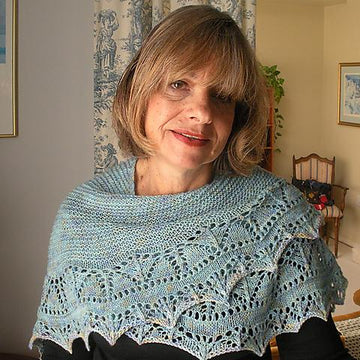 Lydia Crescent Lace Shawl
