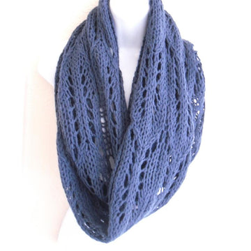 Lace Columns Infinity Scarf