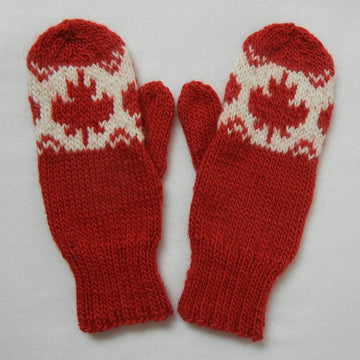 O Canada! Maple Leaf Mittens