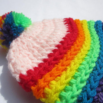 Rainbow Cloud Hat.