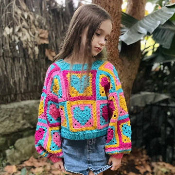 Willow Heart Crop Sweater
