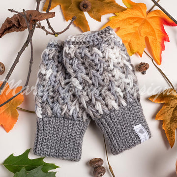 Angel Feathers Fingerless Gloves