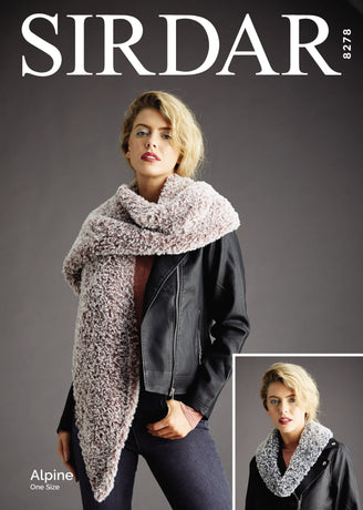 Woman's Accessories in Sirdar Alpine - 8278 - Downloadable PDF