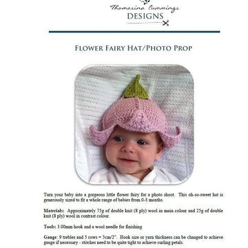 Flower Fairy Hat Photo Prop