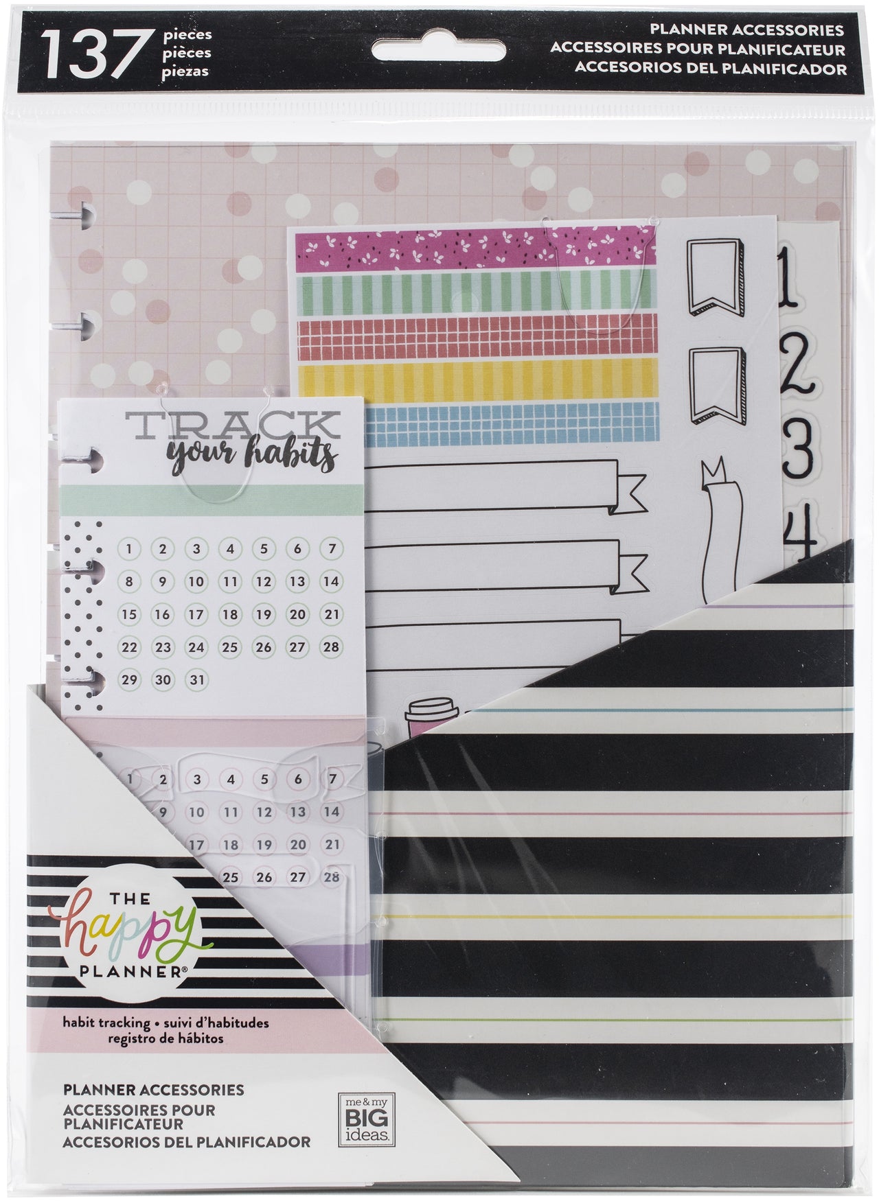 Happy Planner Medium Accessories 137/Pkg - Happy Journal Accessories