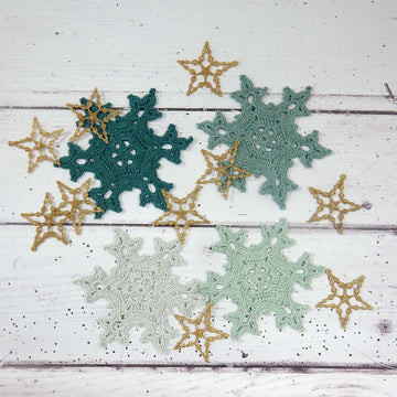 Christmas Snowflake Coaster and Garland