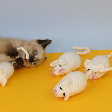 3 Blind Mice Kitten Toy
