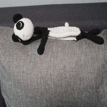 Amigurumi Häkelanleitung Schnuffeltuch Panda