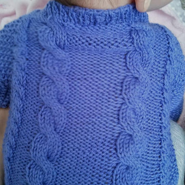 Cozy Baby Cables Sweater