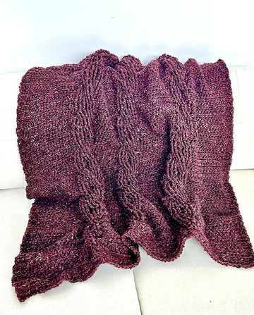 Holiday Cable Throw