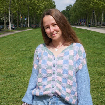 Elmer Cardigan: A Colorful and Textured Knit