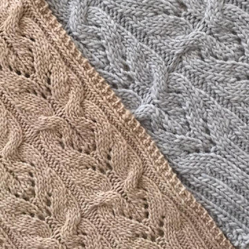 The Heartflower Cabled Scarf